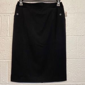Charter Club 8 black skirt NWT